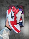 Air Jordan 1 Retro High OG  Origin Story 新版芝加哥/蜘蛛侠555088-602