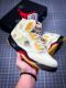 OFF-WHITE x Air Jordan 5 “Sail”DH8565-100