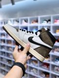 Travis Scott x Air Jordan 1 High OG SP AJ1倒钩白棕
