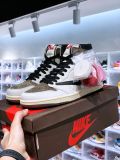 Travis Scott x Air Jordan 1 High OG SP AJ1倒钩白棕