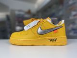Off-White x Nike Air Force1Low University Gold DD1876-700