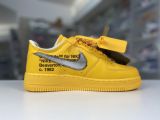 Off-White x Nike Air Force1Low University Gold DD1876-700
