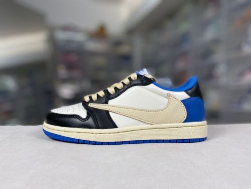 Travis Scott x Fragment x Air Jordan 1 High OG SP “Military Blue” 倒钩DM7866-140