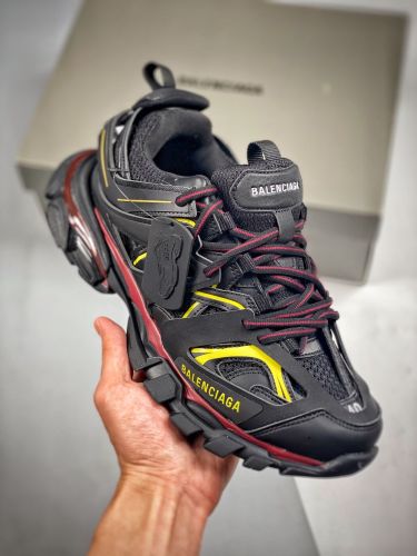 Balenciaga Sneaker Tess 3.0 黑酒红蓝