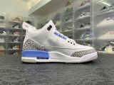 Air Jordan 3 UNC NORTH Carolina Blue CT8532-104