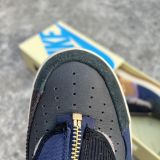 鬼脸联名 Travis Scott X Nike Air Force 1 Low Zipper Cactus Jack  CN2405-900