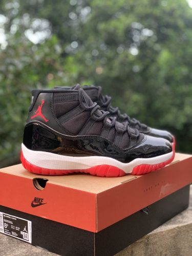 Air Jordan 11 Retro  Bred  AJ11 高帮 黑红 378037-061
