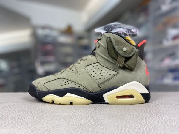 Air Jordan 6 Medium Olive Travis Scott联名 军绿 CN1084-200