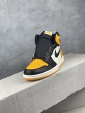 Air Jordan AJ1 Retro High  yellow toe 黑黄脚趾 555088-711