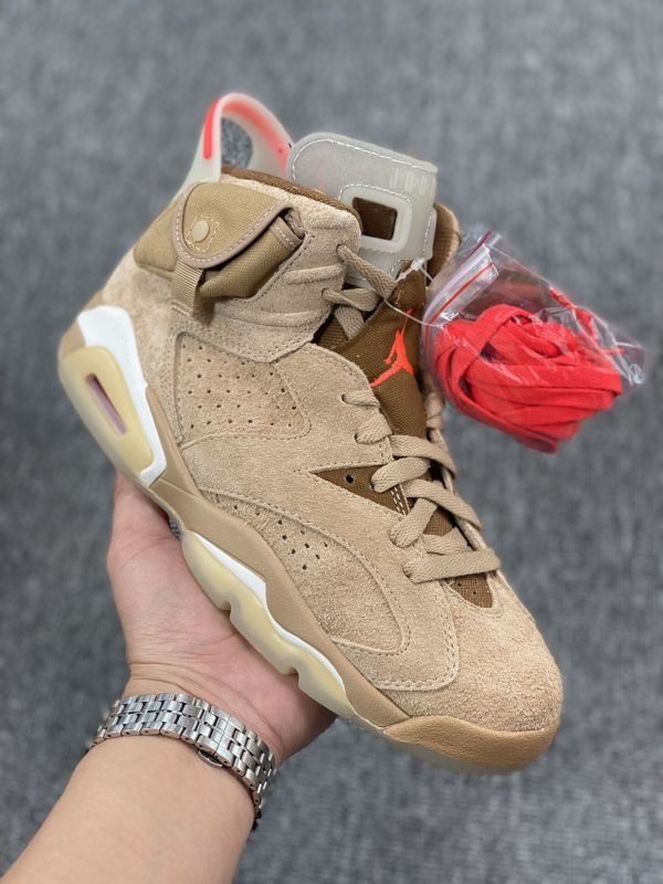 Travis Scott x Air Jordan 6 Retro SP Light Blue AJ6代乔丹复古休闲文化篮球鞋DH0690-200