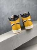 Air Jordan AJ1 Retro High  yellow toe 黑黄脚趾 555088-711