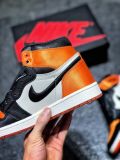 Air jordan 1 shattered backboard 黑丝绸扣碎 av3725-010