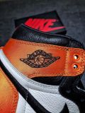 Air jordan 1 shattered backboard 黑丝绸扣碎 av3725-010