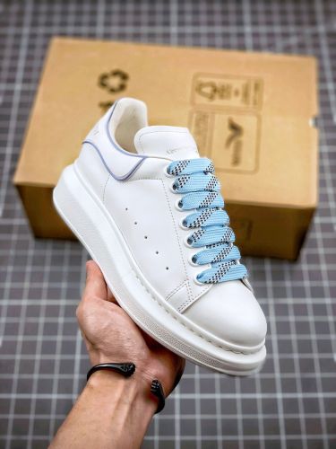 Alexander McQueen/亚历山大麦昆 松糕鞋厚底增高小白鞋