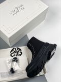 Alexander McQueen/亚历山大麦昆 松糕鞋厚底增高帆布鞋