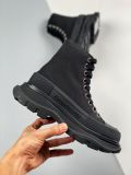 Alexander McQueen/亚历山大麦昆 松糕鞋厚底增高帆布鞋