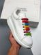 Alexander McQueen/亚历山大麦昆 松糕鞋厚底增高小白鞋