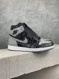 Air Jordan 1   Rebellionaire   AJ1乔1 黑灰叛逆 男子文化篮球鞋 555088-036