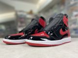 Air Jordan 1 High Top/Black and red patent 555088-063