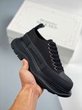 Alexander McQueen/亚历山大麦昆 松糕鞋厚底增高帆布鞋