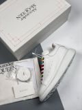 Alexander McQueen/亚历山大麦昆 松糕鞋厚底增高小白鞋