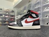 Air Jordan 1 Black/White-Sail-Gym Red 黑脚趾/红钩(2019)555088-061
