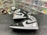 Air Jordan 1 High OG Wmns Silver Toe”黑帮/黑色/金属银/白/黑银禁穿CD0461-001