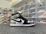 Air Jordan 1 High OG Wmns Silver Toe”黑帮/黑色/金属银/白/黑银禁穿CD0461-001