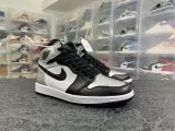 Air Jordan 1 High OG Wmns Silver Toe”黑帮/黑色/金属银/白/黑银禁穿CD0461-001