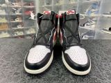 Air Jordan 1 Black/White-Sail-Gym Red 黑脚趾/红钩(2019)555088-061