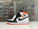 Air Jordan 1 GS/白色/橙色/黑脚趾4.0 555088-180