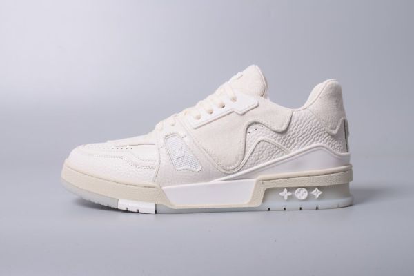 Louis Vuitton Trainer Sneaker Low休闲运动文化百搭篮球板鞋“牛仔提花”