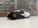 Air Jordan 1 GS/白色/橙色/黑脚趾4.0 555088-180