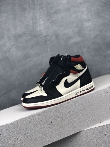 Air Jordan AJ1 Retro prohibits resale of Black red 861428-106