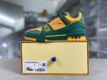 Louis Vuitton 路易威登 Trainer 休闲板鞋 墨绿黄 Louis Vuitton 路易威登 Trainer 休闲板鞋 墨绿黄