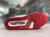 Louis Vuitton 路易威登 Trainer 休闲板鞋 白红苹果绿