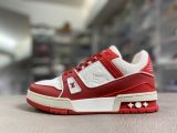 Louis Vuitton 路易威登 Trainer 休闲板鞋 米白红