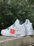 Air Jordan 4 Pure Money 纯白 金属银 308497-100