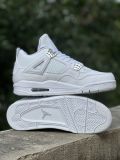 Air Jordan 4 Pure Money 纯白 金属银 308497-100
