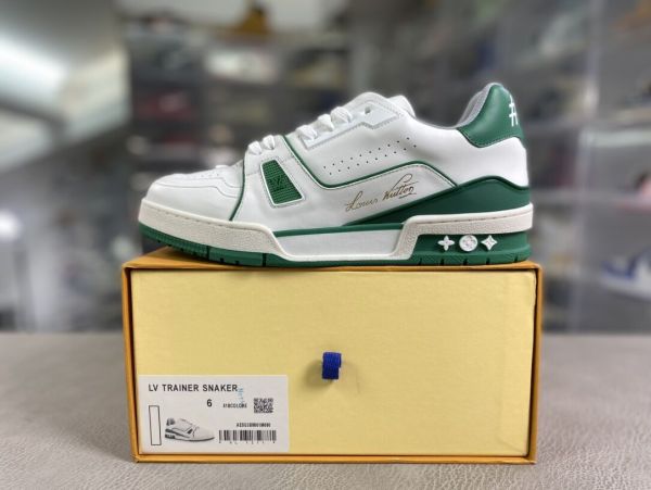 Louis Vuitton 路易威登 Trainer 休闲板鞋 白墨绿