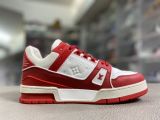 Louis Vuitton 路易威登 Trainer 休闲板鞋 米白红