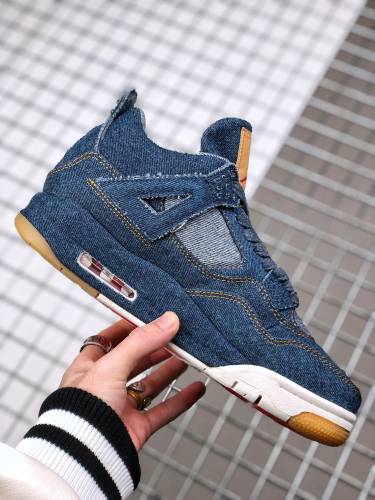 Levi's x Air Jordan 4 “Denim”李维斯牛仔蓝AO2571-401