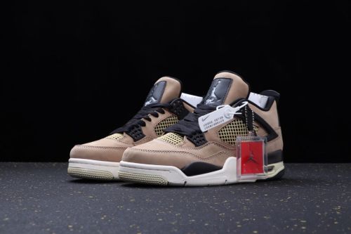 Air Jordan 4 Retro Mushroom 珍珠奶茶 蘑菇AQ9129-200