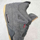 Levi's x Air Jordan AJ4 “Black” 李维斯联名黑丹宁 AO2571-001