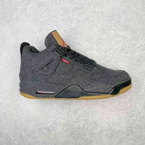 Levi's x Air Jordan AJ4 “Black” 李维斯联名黑丹宁 AO2571-001