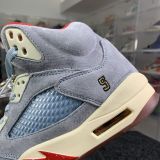 Air Jordan 5 LightSkyBlue/Red Trophy Room联名 冰蓝CI1899-400