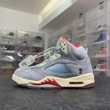 Air Jordan 5 LightSkyBlue/Red Trophy Room联名 冰蓝CI1899-400
