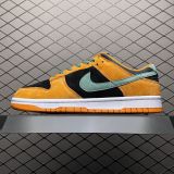 NIKE Dunk SB Low   Ceramic   丑小鸭 黑橙麂皮 低帮运动休闲滑板鞋 DA1469-001