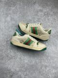 Gucci 古驰 Screener GG珐琅 复古做旧老爹板鞋