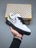 路易威登Louis vuitton ×Nike Air Force 1 Low 07 黑白空军一号LV3369-101
